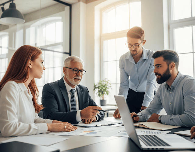 Business professionals in Boca Raton representing comprehensive business insurance coverage