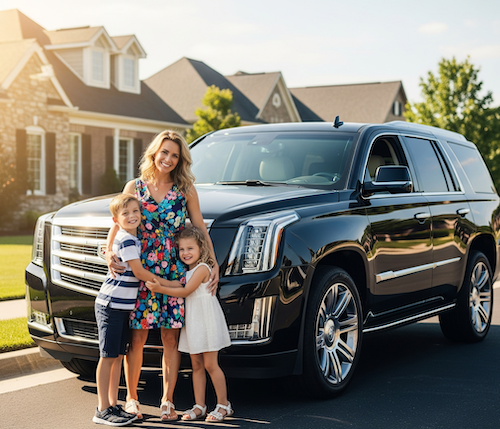 Luxury vehicle representing comprehensive auto insurance coverage